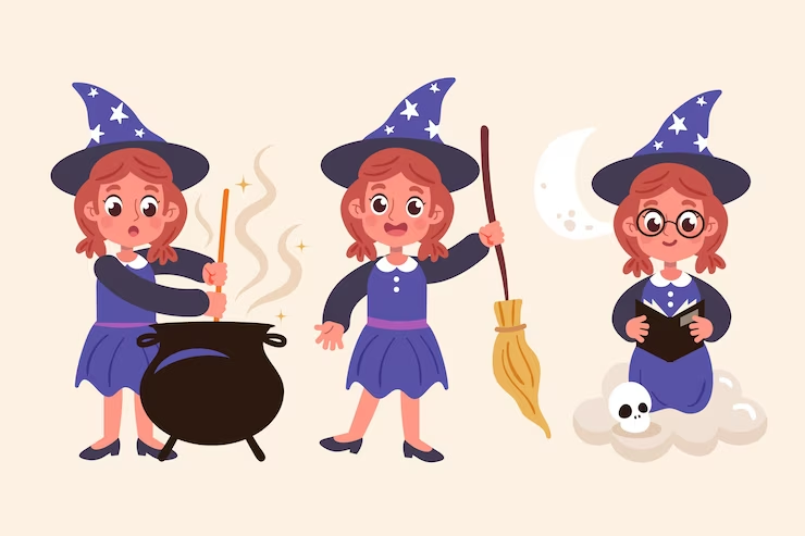 Illustration of a Good Witch